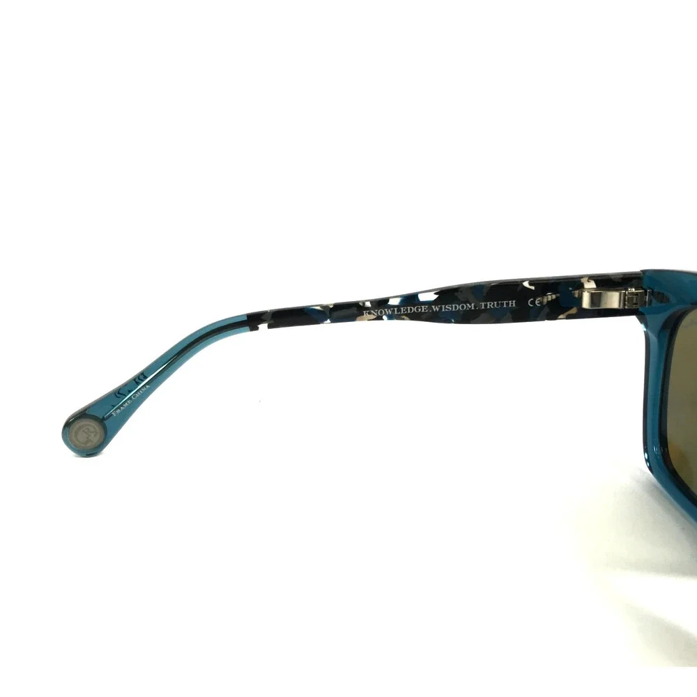 Robert Graham Sunglasses CALVIN BLU Blue Square Frames w/ Blue Polarized Lenses
